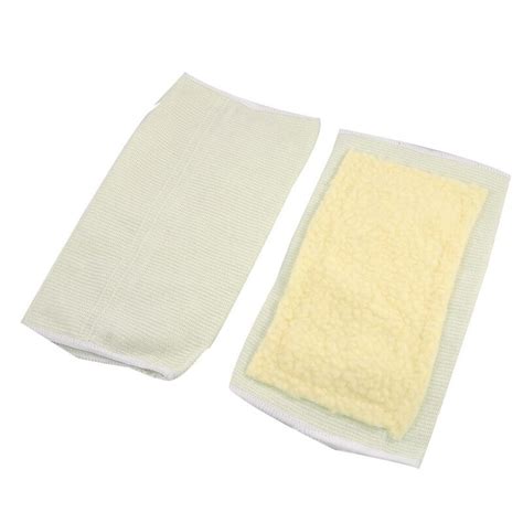 Beige Elastische Fleece Padding Knie Ondersteuning Grandado