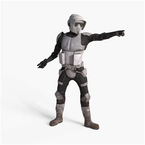 Star Wars Scout Trooper Helmet 3d Model 3d Model 39 3ds C4d Ma