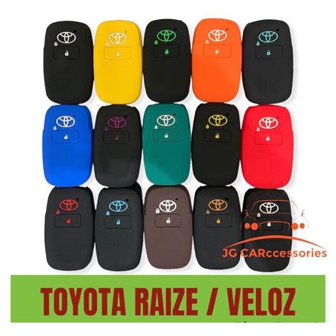 Toyota Raize Avanza Wigo Veloz 2023 Silicone Car Keyless Entry Key