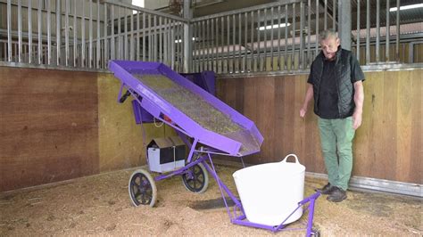 Horse Stable Cleaning Machine Youtube