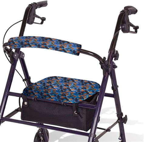 Amazon Rollator Walker Seat And Backrest Rollbar Covers Set