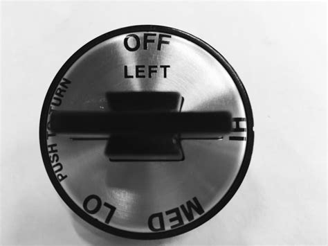 Left Side Control Knob For Charmglow Gas Grills K2b