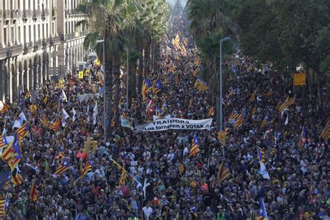 MAPA Recorrido de la manifestación de la Diada de Catalunya 2023