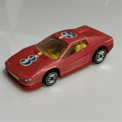 Hot Wheels Ferrari Testarossa Color Fx Red And Yellow Vhtf Rare
