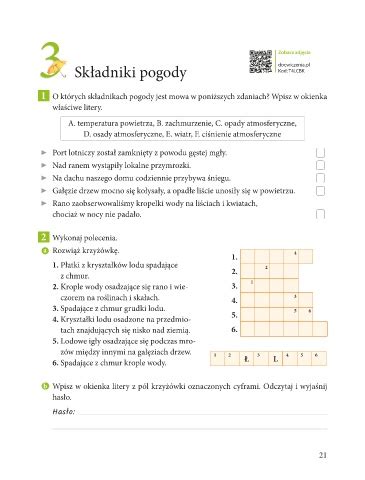 Page Tajemnice Przyrody Klasa Semestr Sk Adniki Pogody