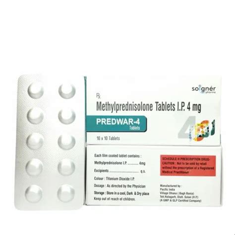 Methylprednisolone 4 Mg Ip Predwar 4 At Rs 1000box Baltana Sas