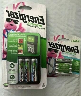 Energizer Recharge Value Charger with 4 AA and