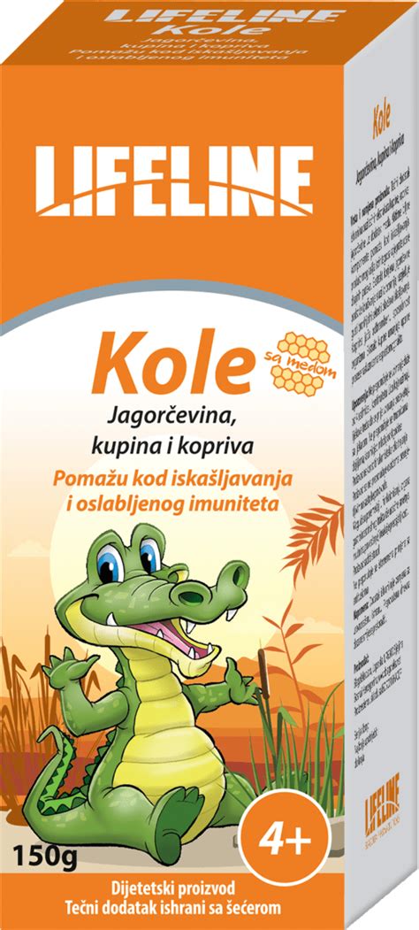 Lifeline Kole Sirup Za Djecu Jagorčevina I Kupina 150 G Kupujte