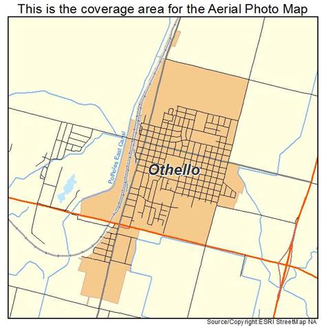 Aerial Photography Map of Othello, WA Washington