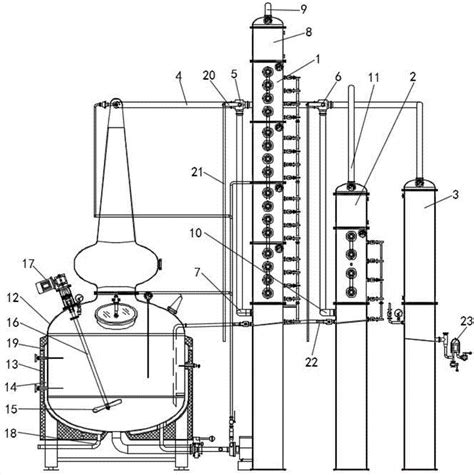 一种酿酒用精馏蒸馏器的制作方法