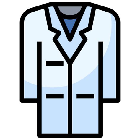 Lab Coat Surang Lineal Color Icon