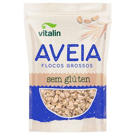 Aveia Em Flocos Grossos Sem Gl Ten Vitalin G Aveia Em Flocos