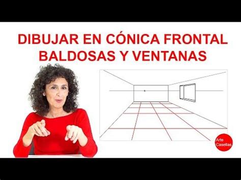 PERSPECTIVA CÓNICA FRONTAL 3 Dibujar ventanas y suelos de baldosas