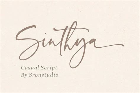 Sinthya Casual Script Font