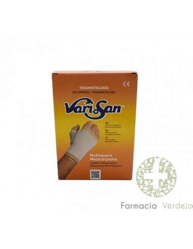 MUÑEQUERA VARISAN METACARP T 4 ESGUINCE MUÑECA