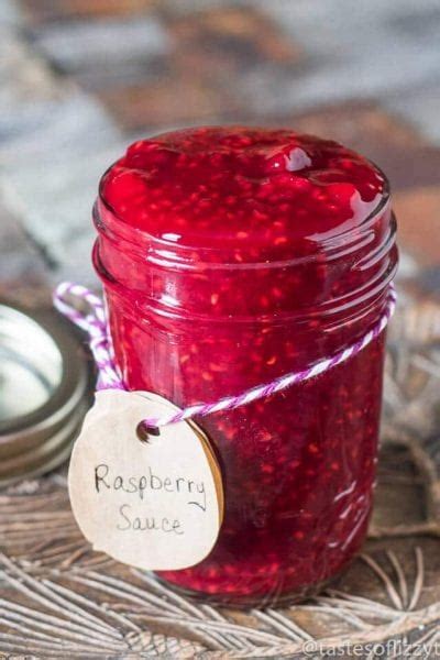 Easy Raspberry Sauce With A Secret Ingredient Tastes Of Lizzy T