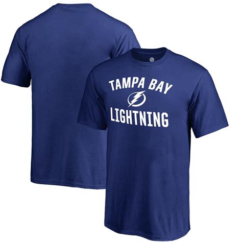 Youth Tampa Bay Lightning Fanatics Branded Blue Victory Arch T-Shirt