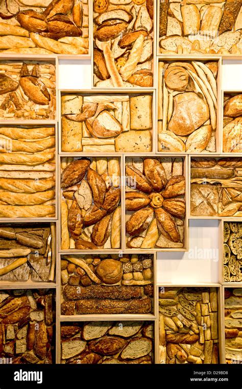 Bread Art On The Wall Stock Photo Alamy