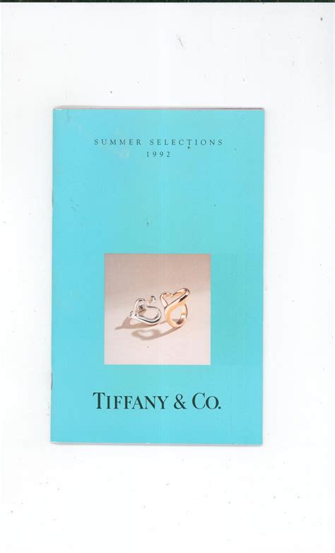 Tiffany And Co Selections Summer 1992 Catalog