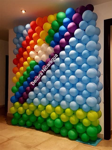 Ideas Creativas Para Decorar La Pared Con Globos