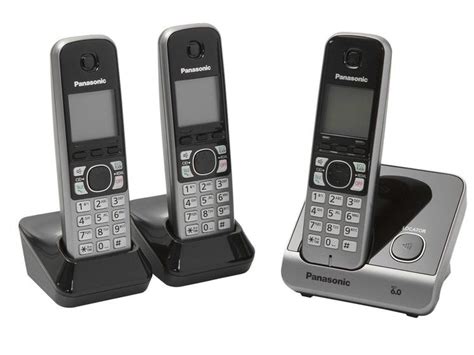 Telefone Sem Fio Panasonic KX TG6713LBB 2 Ramais Identificador De