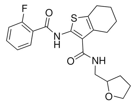 2 2 FLUOROBENZOYL AMINO N TETRAHYDRO 2 FURANYLMETHYL 4 5 6 7