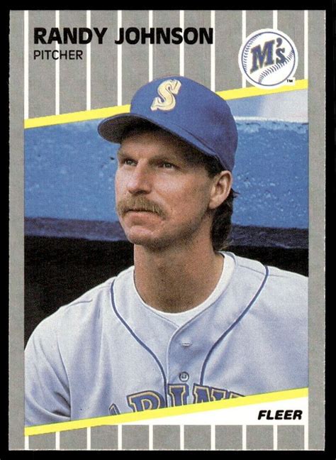 1989 Fleer Update U 59 Randy Johnson Seattle Mariners EBay