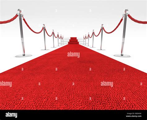 Red Carpet And Rope Barrier Stock Photo Alamy