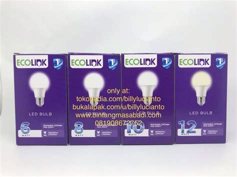 Jual Ecolink Led Bulb W Lampu Bohlam Watt By Signify Philips Garansi