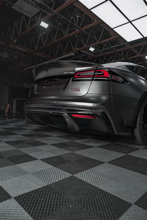 Satin Black Model S Plaid S Apex Build For Omaze Unplugged Performance