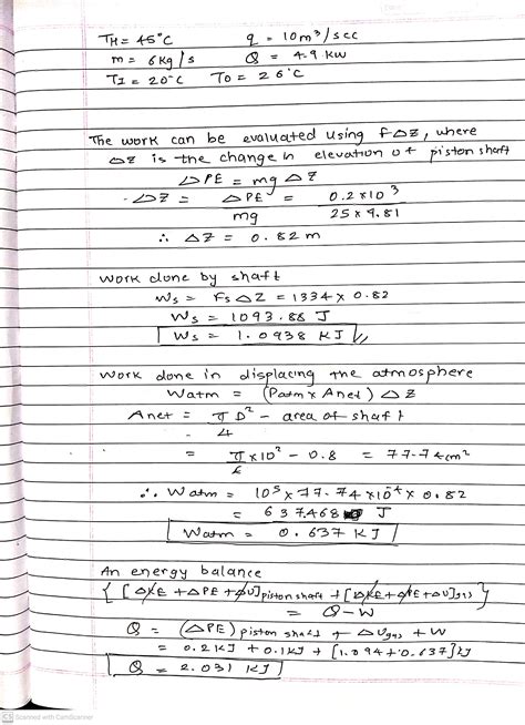 [Solved] Figure P2.73 shows a gas contained in a vertical piston ...