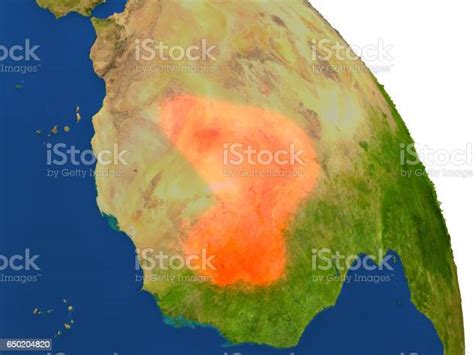 Ilustración De Mapa De Malí En Rojo Y Más Vectores Libres De Derechos