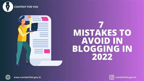 7 Mistakes To Avoid In Blogging In 2022 Updated