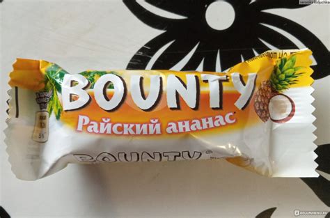 Конфеты Bounty Райский ананас - «тропический рай на полную катушку ...