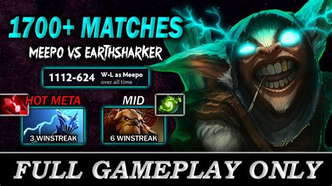 COUNTER HERO Meepo VS Earth Shaker Mid Refresher Orb Full Gameplay