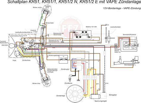 Simson S Vape Schaltplan Wiring Diagram