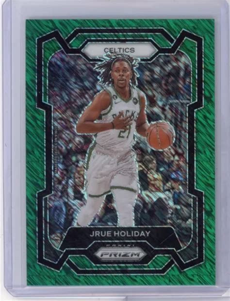 Panini Prizm Basketball Jrue Holiday Scintillement Vert