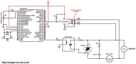 Triac Dimmer Circuit Schematic