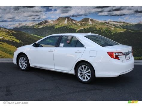 2014 Super White Toyota Camry Hybrid Xle 85961187 Photo 3 Gtcarlot