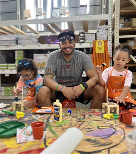 diy fun  kids   store workshops  home depot eat play cbus
