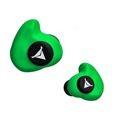 Decibullz Molded Earplugs Green Killough Shooting Sports