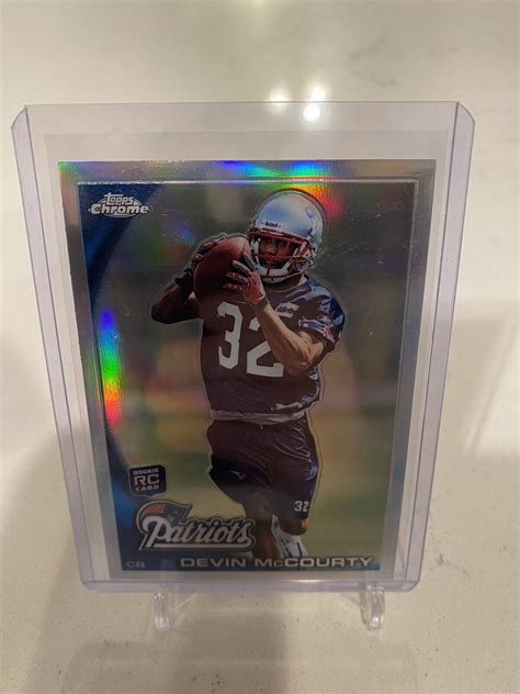 2010 Topps Chrome Devin Mccourty Rookie Refractor EBay