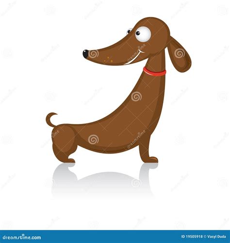 Cartoon Funny Dachshund Purebred Dogs Race Vector Image, 43% OFF