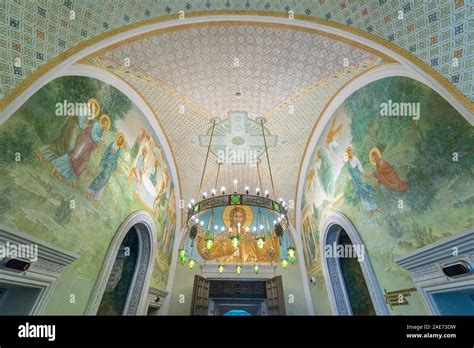 Inside Interior Of The Christian Orthodox Church Of The Sretensky