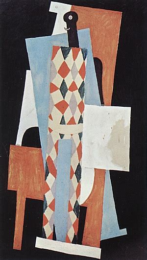 Pablo Picasso Harlequin 1915