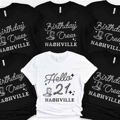 21 Nashville Birthday Etsy