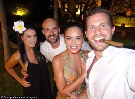 Neighbours Olympia Valance Looks NAKED With Menu Covering Body In Bali