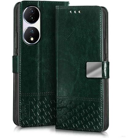 Flipped Hand Stitched Honeycomb Dual Design Back Flip Cover Case For