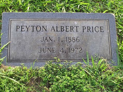 Peyton Albert Price Find A Grave Memorial