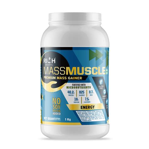 Buy Now Rich Inserts Mass Muscle Lean Mass Gainer 1 Kg The Ultimate